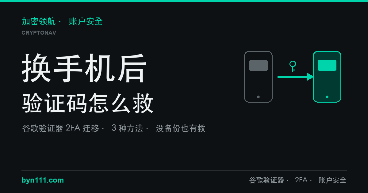 币安换手机与谷歌验证器 2FA 迁移指南封面